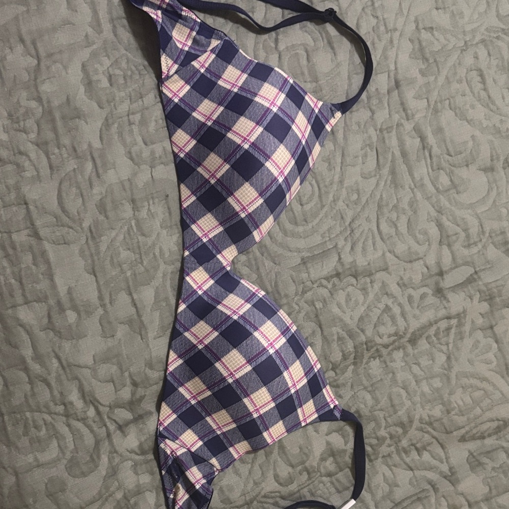 PINK Victoria's Secret Plaid Bra